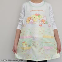 2026春夏新作 保育士エプロン ポムポムプリン 26614169 サイドボタン