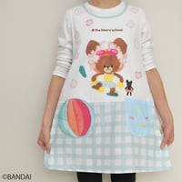2026春夏新作 保育士エプロン くまのがっこう JA44129-61 サイドボタン