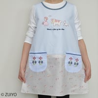 2025春夏新作 保育士エプロン アルプスの少女ハイジ SA43903-51 サイドボタン