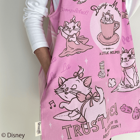 2023春夏新作 保育士エプロン マリー ディズニー わいわいエプロン
