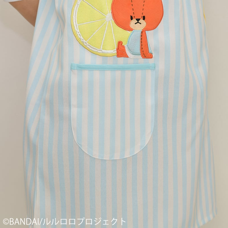 2026春夏新作 保育士エプロン ルルロロ RA44134-61 サイドボタン