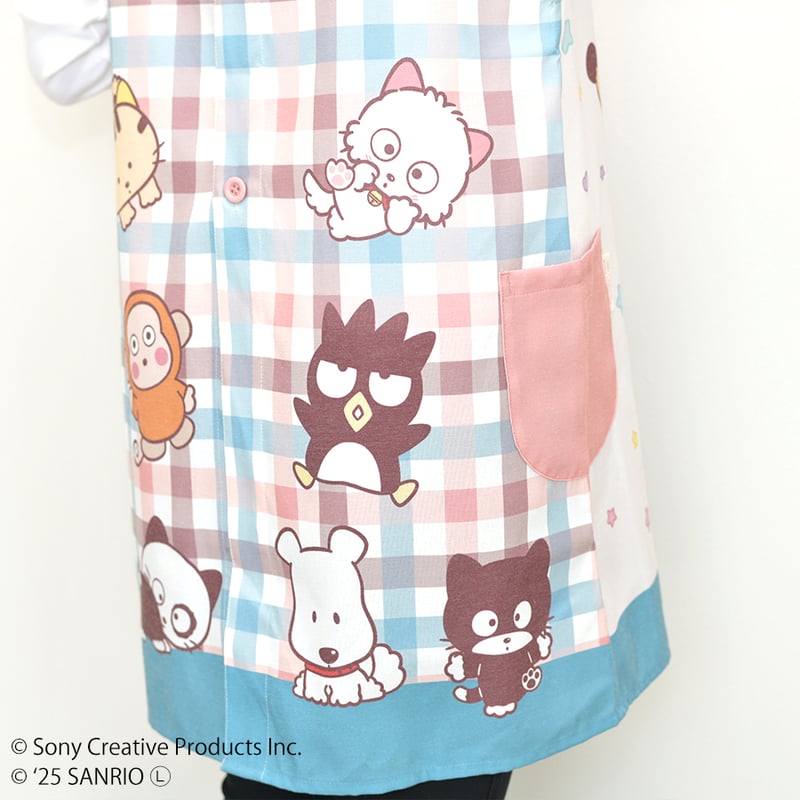 2026春夏新作 保育士エプロン タマアンドフレンズ×サンリオ
