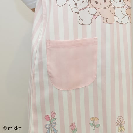 2026春夏新作 保育士エプロン リルアラモード FI44194-61 サイドボタン
