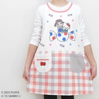 2026春夏新作 保育士エプロン ペコちゃん＆サンリオ PKA44112-52 サイドボタン