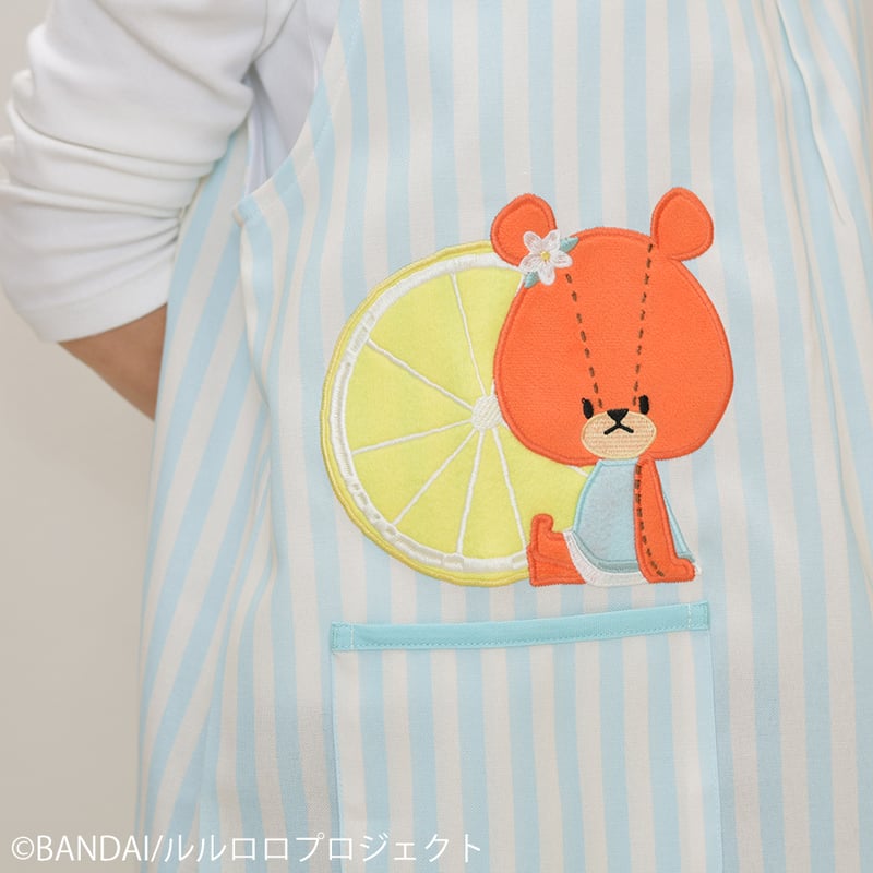 2026春夏新作 保育士エプロン ルルロロ RA44134-61 サイドボタン