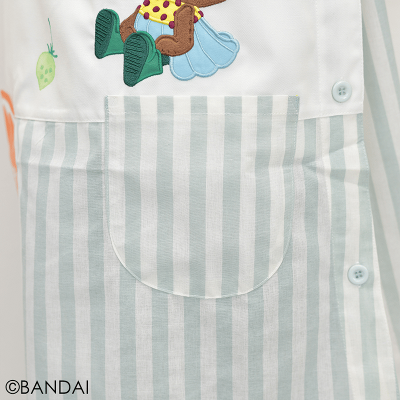 2025秋冬新作 保育士エプロン くまのがっこう ジャッキー RA43985-52