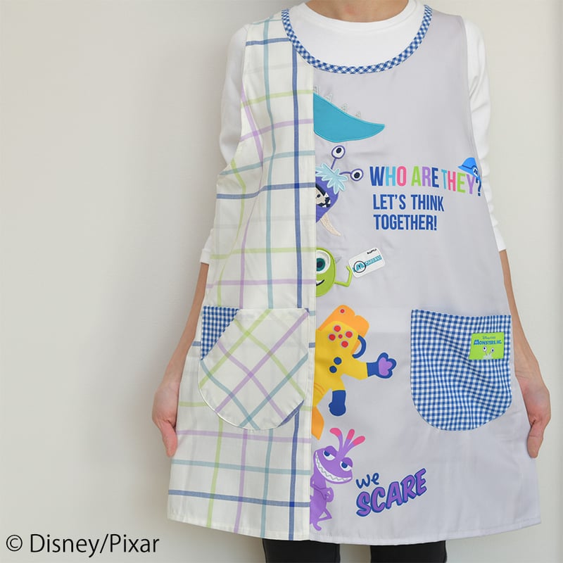 人気旧作／ 保育士エプロン モンスターズインク ディズニー | 保育士