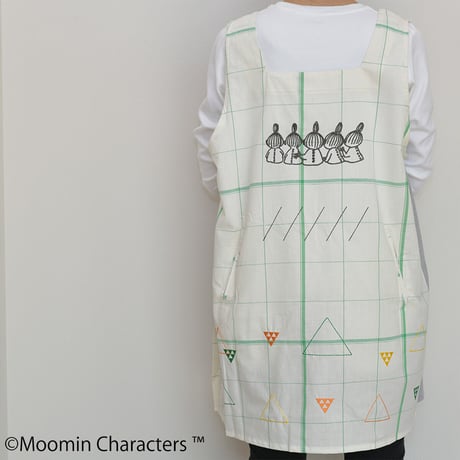 ＼人気旧作／ 保育士エプロン ムーミン リバーシブル