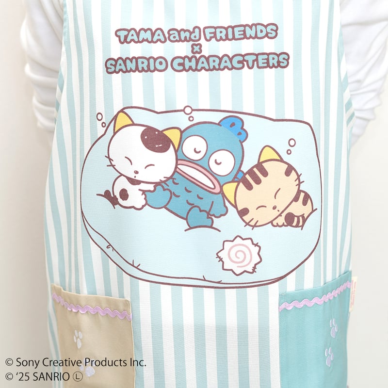 2026春夏新作 保育士エプロン タマアンドフレンズ×サンリオ
