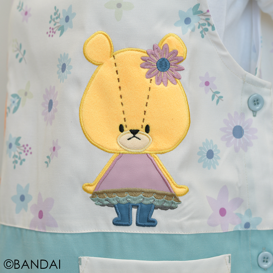 2025秋冬新作 保育士エプロン ルルロロ TINYTWINBEAR RA43983-52