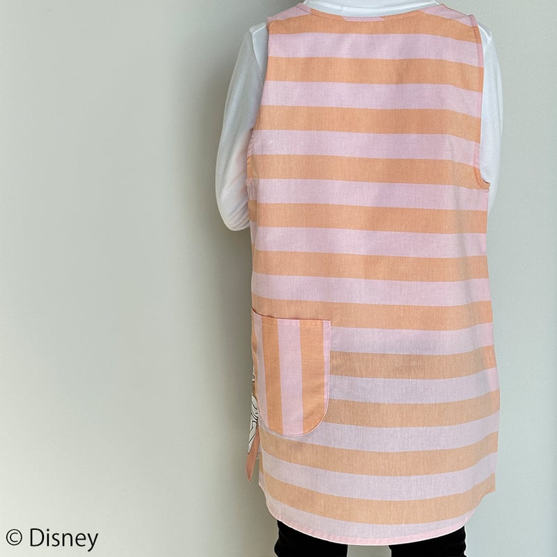 2023春夏新作 保育士エプロン ディズニープリンセス ディズニー カラー