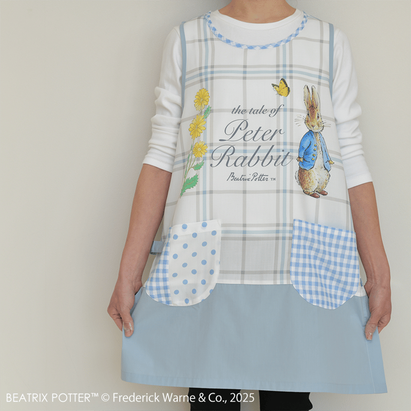 2025春夏新作 保育士エプロン ピーターラビットエプロン SimpleFlower