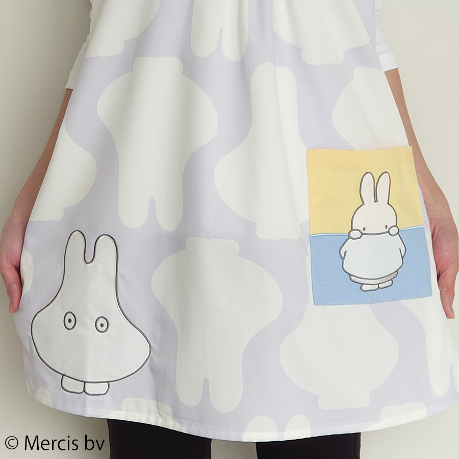 当店限定】保育士エプロン ミッフィー M-L | 保育士エプロンの専門店