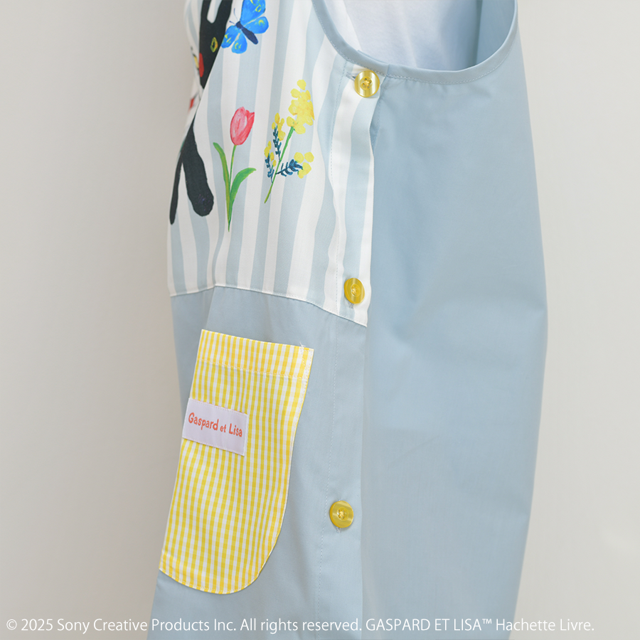 2025春夏新作 保育士エプロン リサとガスパールエプロン FLEURS