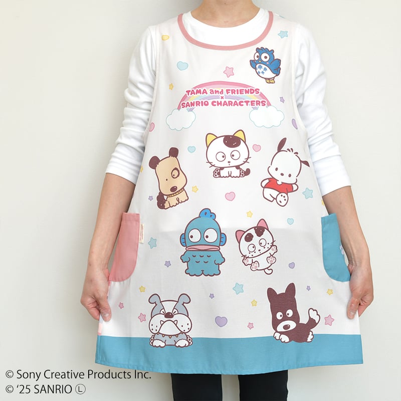 ザラナバウツ　エプロン　新品未使用タグ付き未開封　サンリオキャラクター　保育士 ザラナバウツ エプロン 新品未使用未開封 保育士 介護士 サンリオ