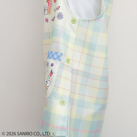2026春夏新作 保育士エプロン けろけろけろっぴ 26614173 サイドボタン