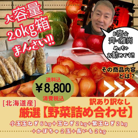 北海道産　厳選野菜詰め合わせセット