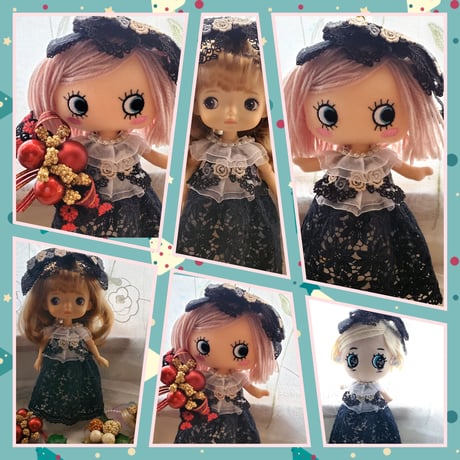 イーマリーちゃん♡フラワーグラデーションうさぎコーデ♡ハッピー 