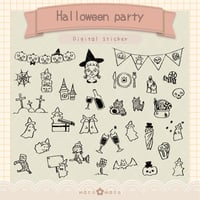 【デジタル手帳素材】ハロウィンモチーフ デジタルステッカー