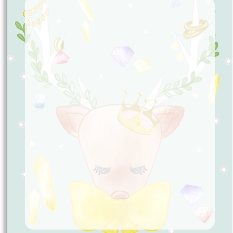 【デジタル手帳素材】水彩風どうぶつイラストふせん1