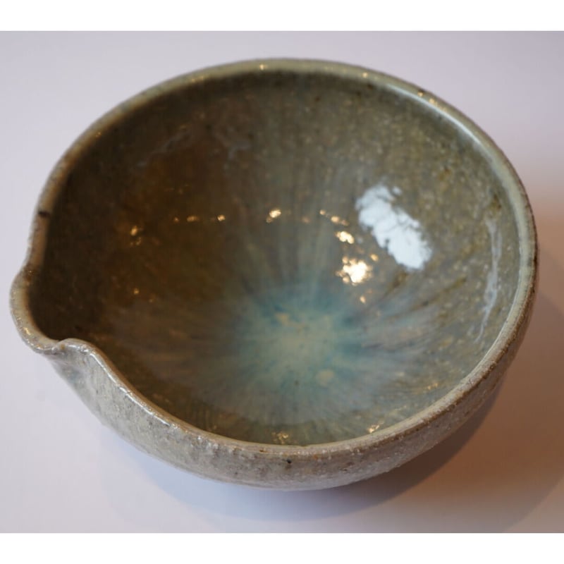 余宮隆 No.137 青自然灰釉 片口6寸鉢 | Alocasia ONLINE STORE