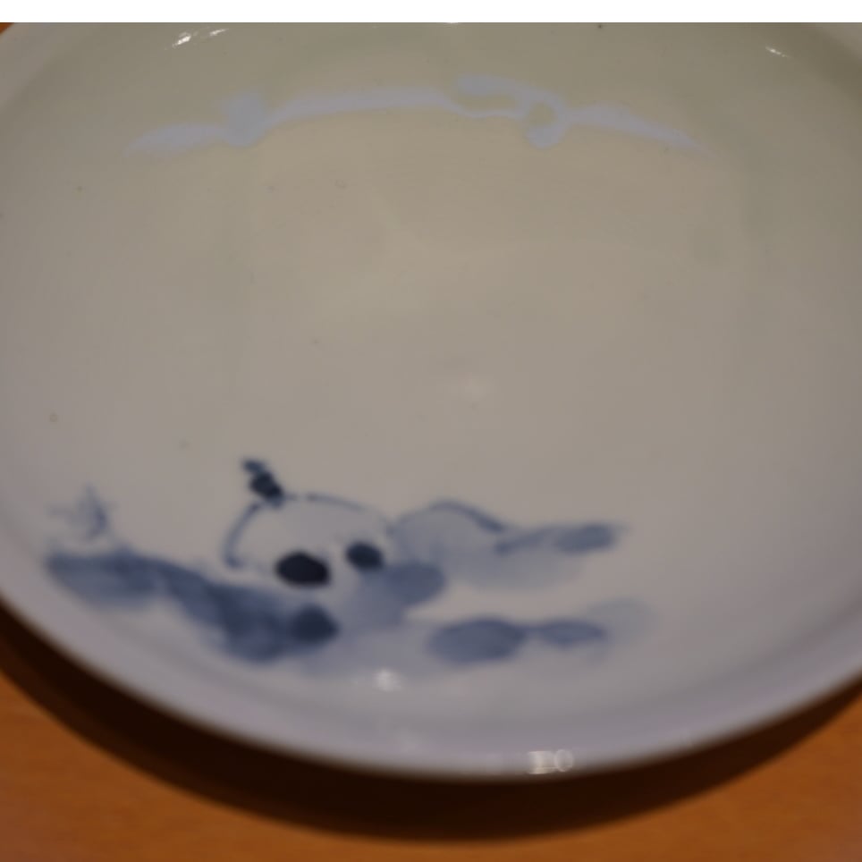 川端まさみ KM − 4 染付山水文5.5寸皿B | Alocasia ONLINE STORE