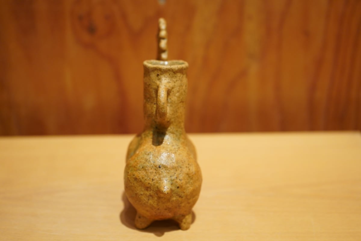 梅本尋司 U-19 花鹿形一輪挿し 茶 | Alocasia ONLINE STORE