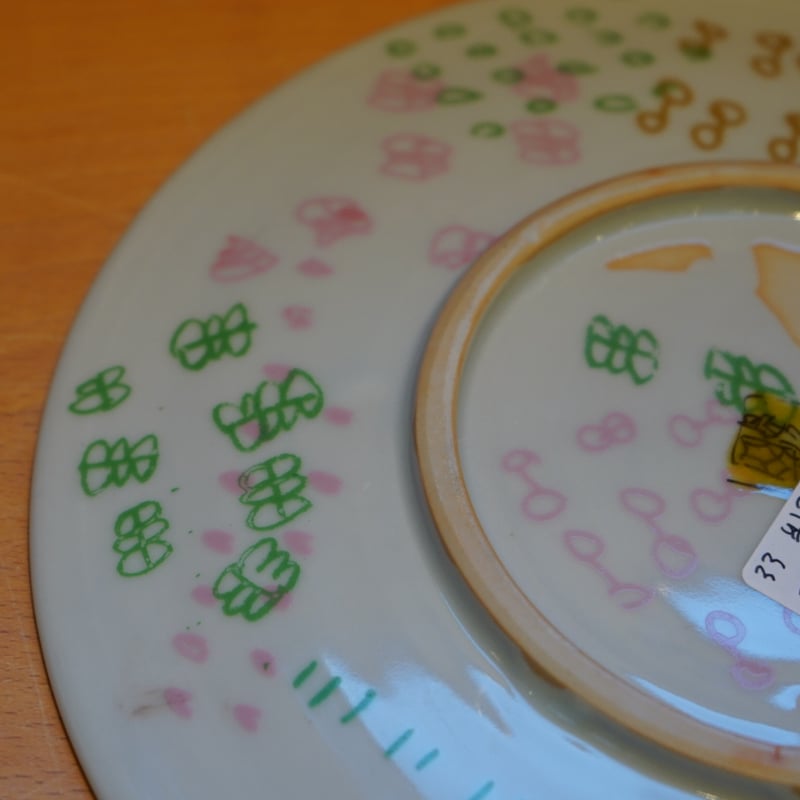 田辺京子 絵皿 田辺京子 33 20センチぺったんこ皿 | Alocasia ONLINE STORE