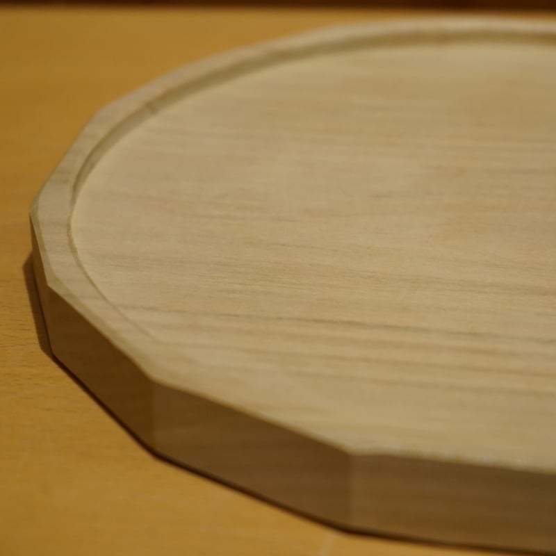 徒爾 toji 62くりぬき浅盆 7寸 無塗装 | Alocasia ONLINE STORE