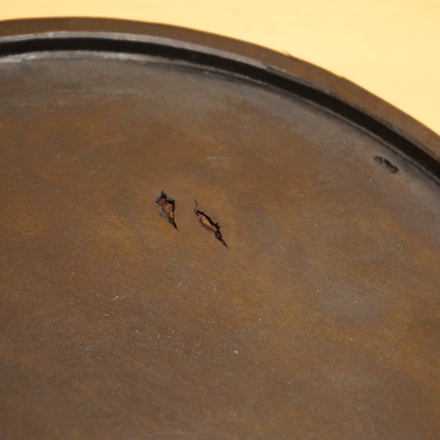 徒爾 toji 13 くりぬき浅盆 7寸 サクラ 黒漆（国産/松煙） | Alocasia O