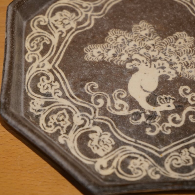 土本訓寛・久美子 DM 八角盤 象嵌 | Alocasia ONLINE STORE