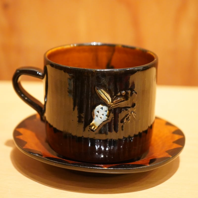 矢島操 あめ釉はりつけ絵がわりc＆s D | Alocasia ONLINE STORE