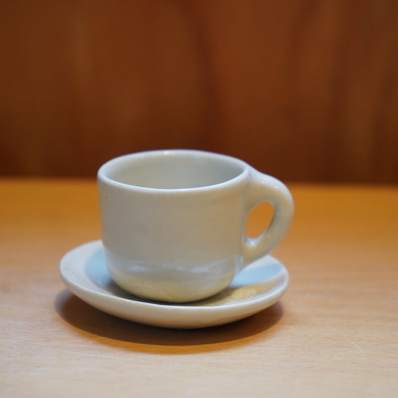【セール】中本純也 ボウル2点セット　中サイズ 陶器　生成り 中本純也 ミニカップ＆ソーサー | Alocasia ONLINE STORE