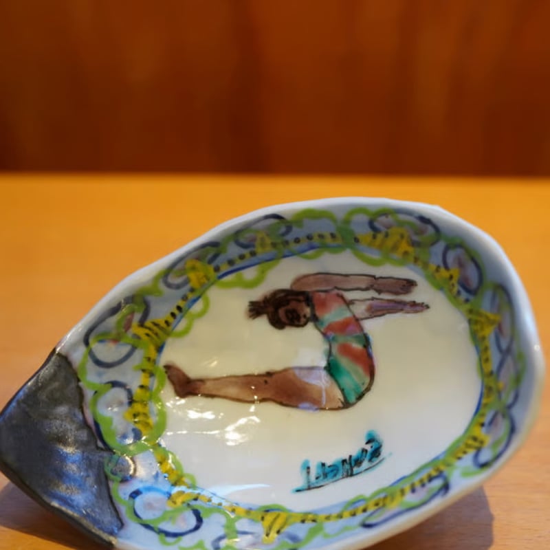 田辺京子 28 黒と洋絵の具のyoga小鉢2 | Alocasia ONLINE STORE