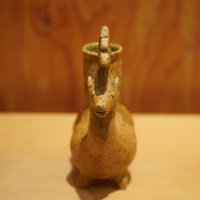 梅本尋司 U-19 花鹿形一輪挿し 茶 | Alocasia ONLINE STORE