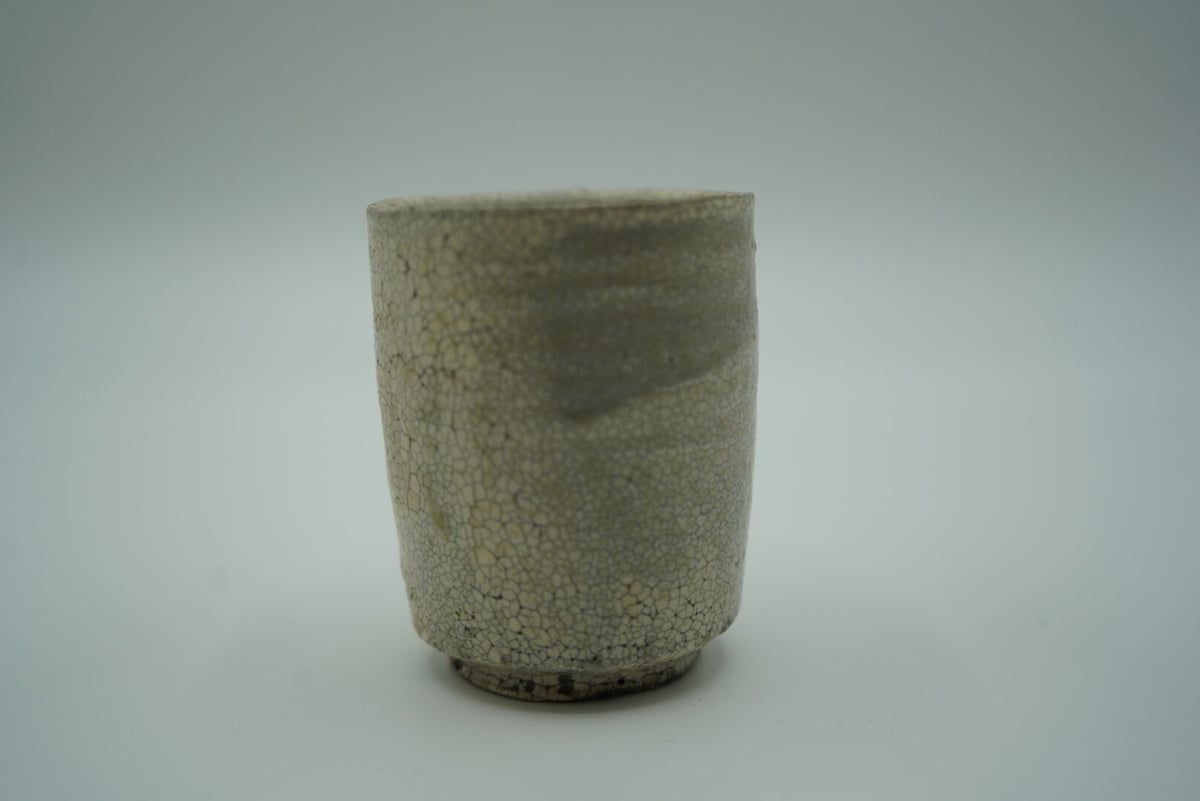 尾形アツシさんの焼き締めポット　新品未使用 尾形アツシ ヒビ手筒湯呑B | Alocasia ONLINE STORE