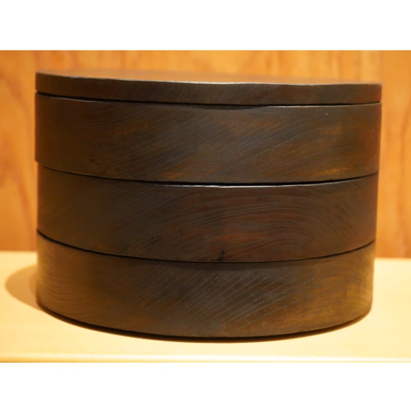 徒爾 toji 8 欅のお重 三段 ケヤキ 黒漆（国産/松煙） | Alocasia ONLI