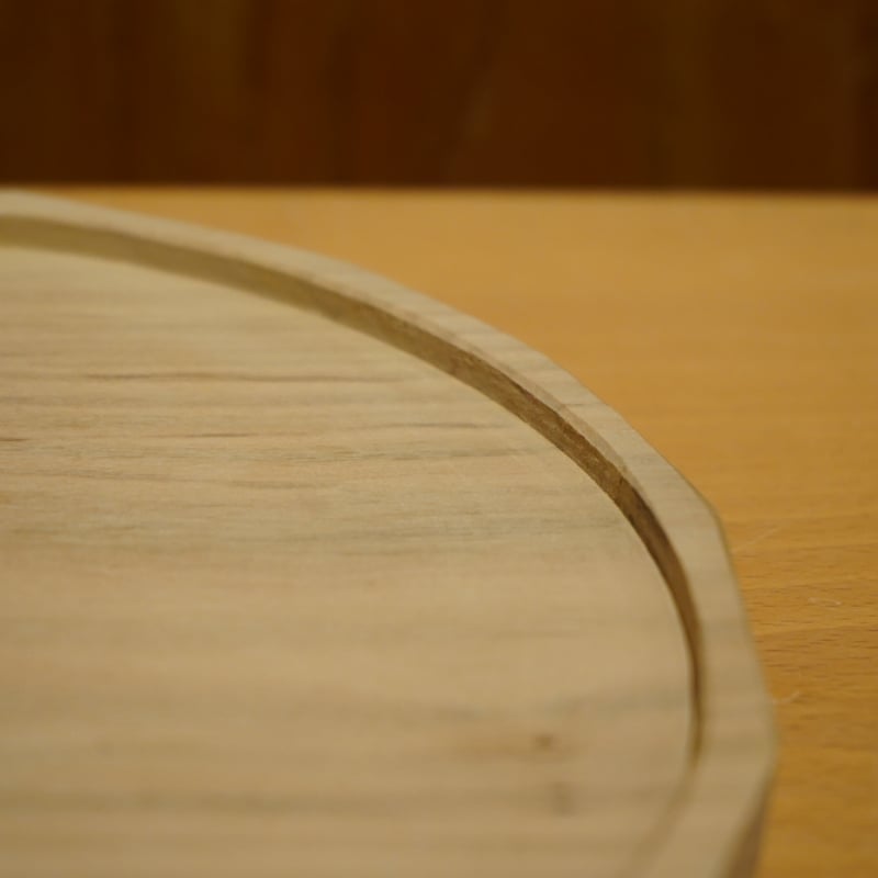 徒爾 お盆 徒爾 toji 62くりぬき浅盆 7寸 無塗装 | Alocasia ONLINE STORE