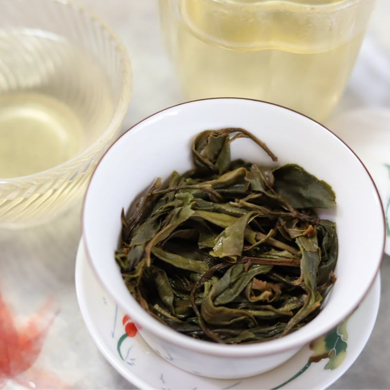 木瓜 白茶 木瓜寨古樹生茶 二株 2024 散茶 武夷岩茶 茶の穂
