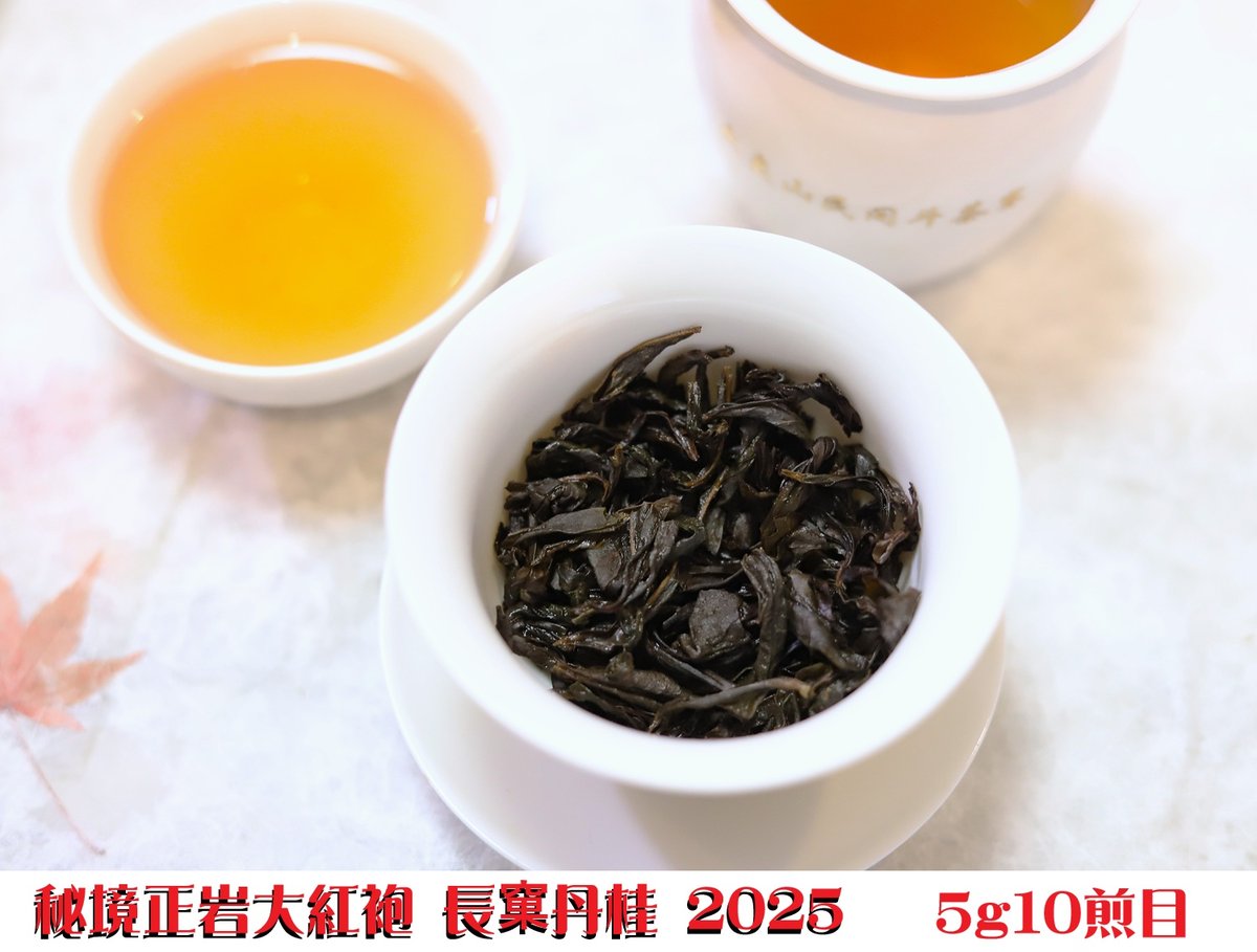 紫蚕 鷂黯（シテン ヨウアン）　大紅袍　50g×21袋 秘境正岩大紅袍 長窠丹桂 2025 | 武夷岩茶 茶の穂