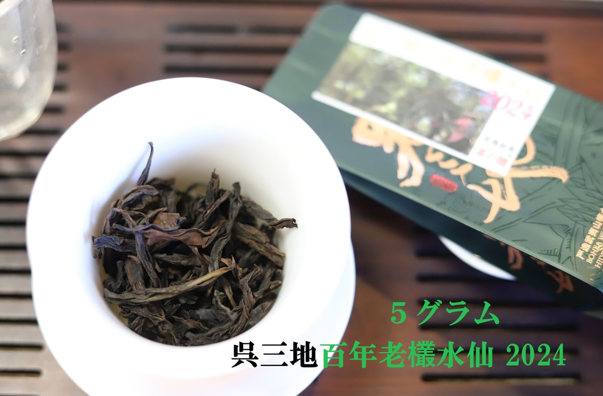 中国古井百年老叢水仙黒茶　ギフトセット小箱×6個 合計100g 手作り木質味百年老樅水仙 – 辰翼茶荘