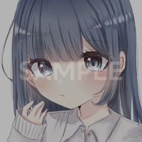 SNSアイコン用イラスト「とある女の子」（※購入者はSNSアイコンにお使いいただけます）