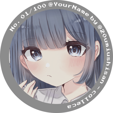 SNSアイコン用イラスト「とある女の子」（※購入者はSNSアイコンにお使いいただけます）
