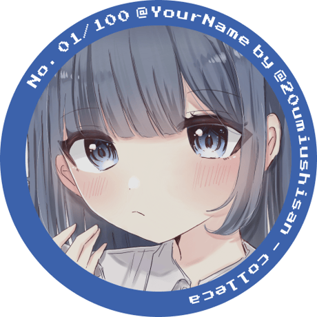 SNSアイコン用イラスト「とある女の子」（※購入者はSNSアイコンにお使いいただけます）