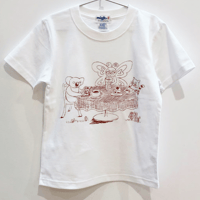ティータイムTシャツ (white)Mサイズ　migh-T