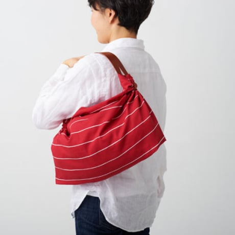 STRIPE/ストライプ　インディゴブルー　アンキデザイナーズ　綿 小 風呂敷 約70cm