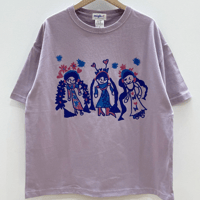 トリオ半袖オーバーサイズTシャツ (mauve)Mサイズ　migh-T