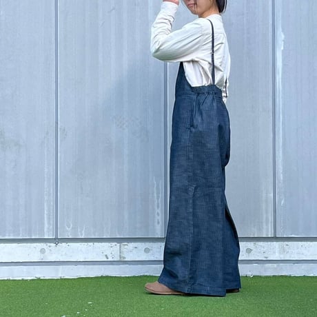 8オンスデニムサロペット