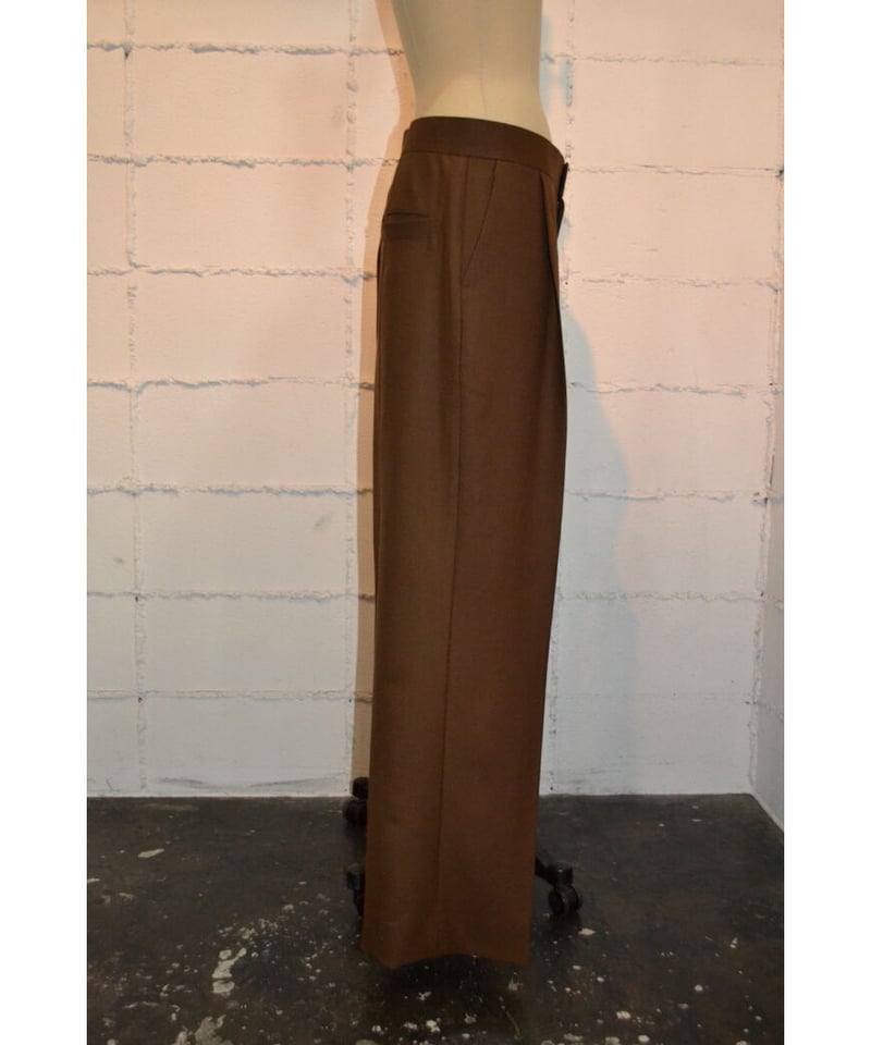 23AW amber WOOL TWILL PANTS