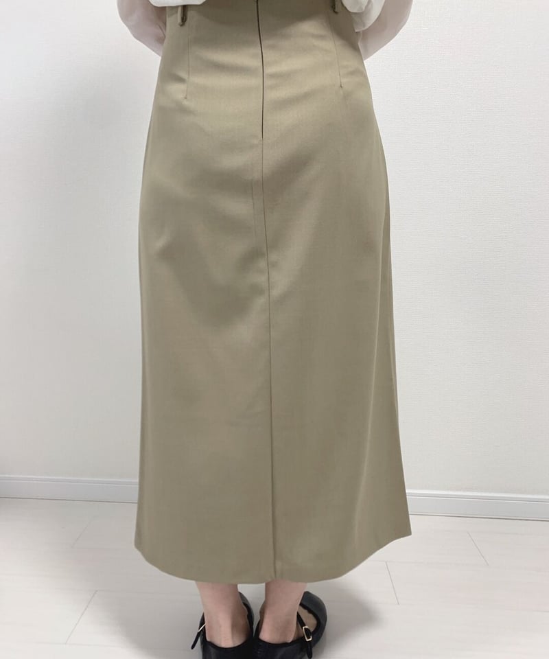 MOWER】Front Pleats Near Skirt | Otte.